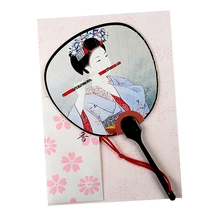 Karte - Geisha mit Flöte