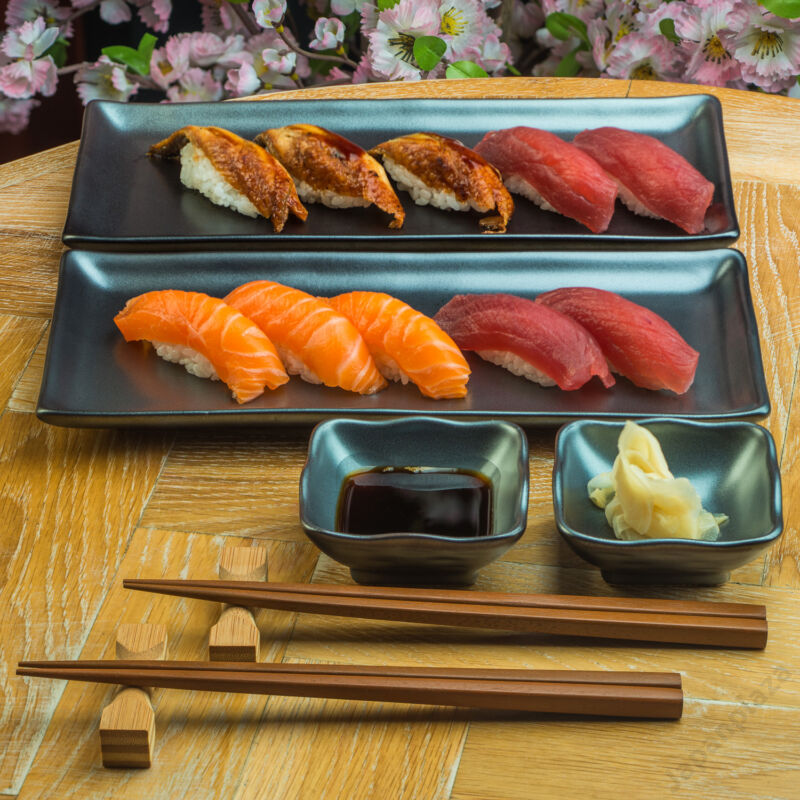 Sumi Grey sushi set